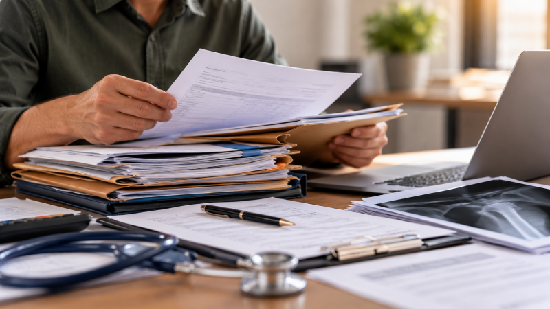 Documentos importantes após acidente de trabalho: o que guardar?